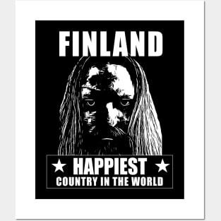 Finland Happiest Country In The World Posters and Art